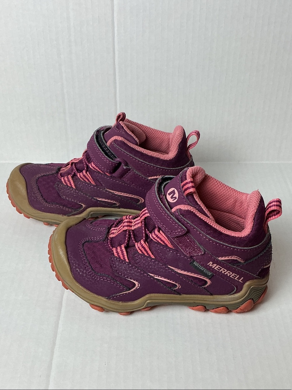 Merrell Kids Purple and Pink Hiking Sneakers 10.5M - Picture 2 of 7